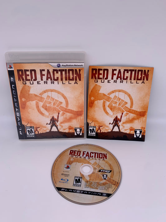 PiXEL-RETRO.COM : SONY PLAYSTATIN 3 PS3 RED FACTION GUERRILLA COMPLETE GAME BOX MANUAL NTSC