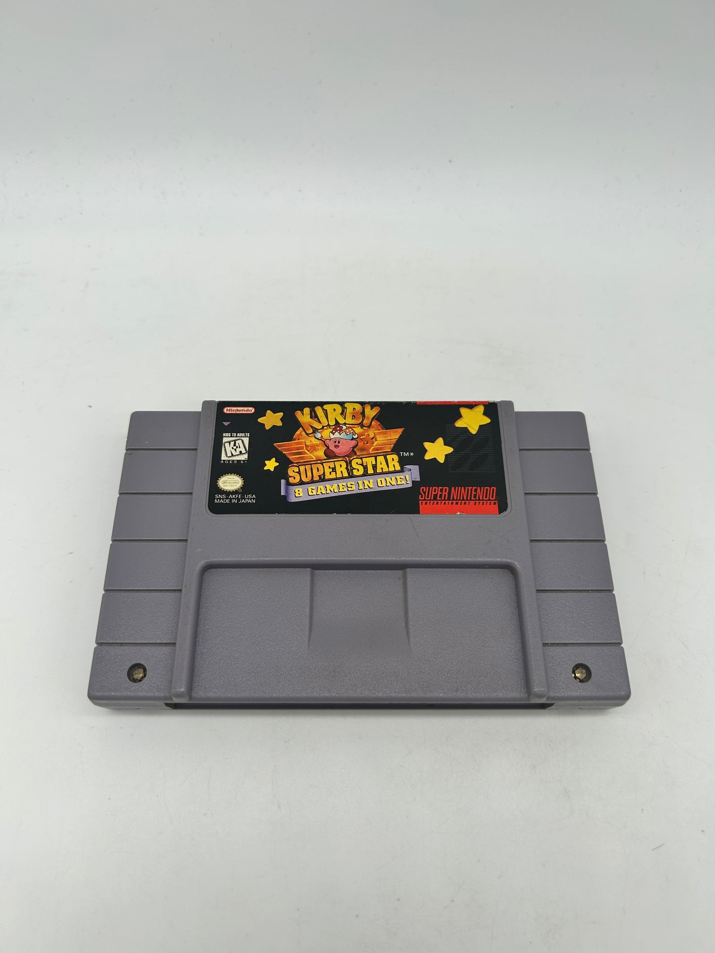 PiXEL-RETRO.COM : SUPER NINTENDO NES (SNES) GAME NTSC KIRBY SUPER STAR 8 GAMES IN ONE