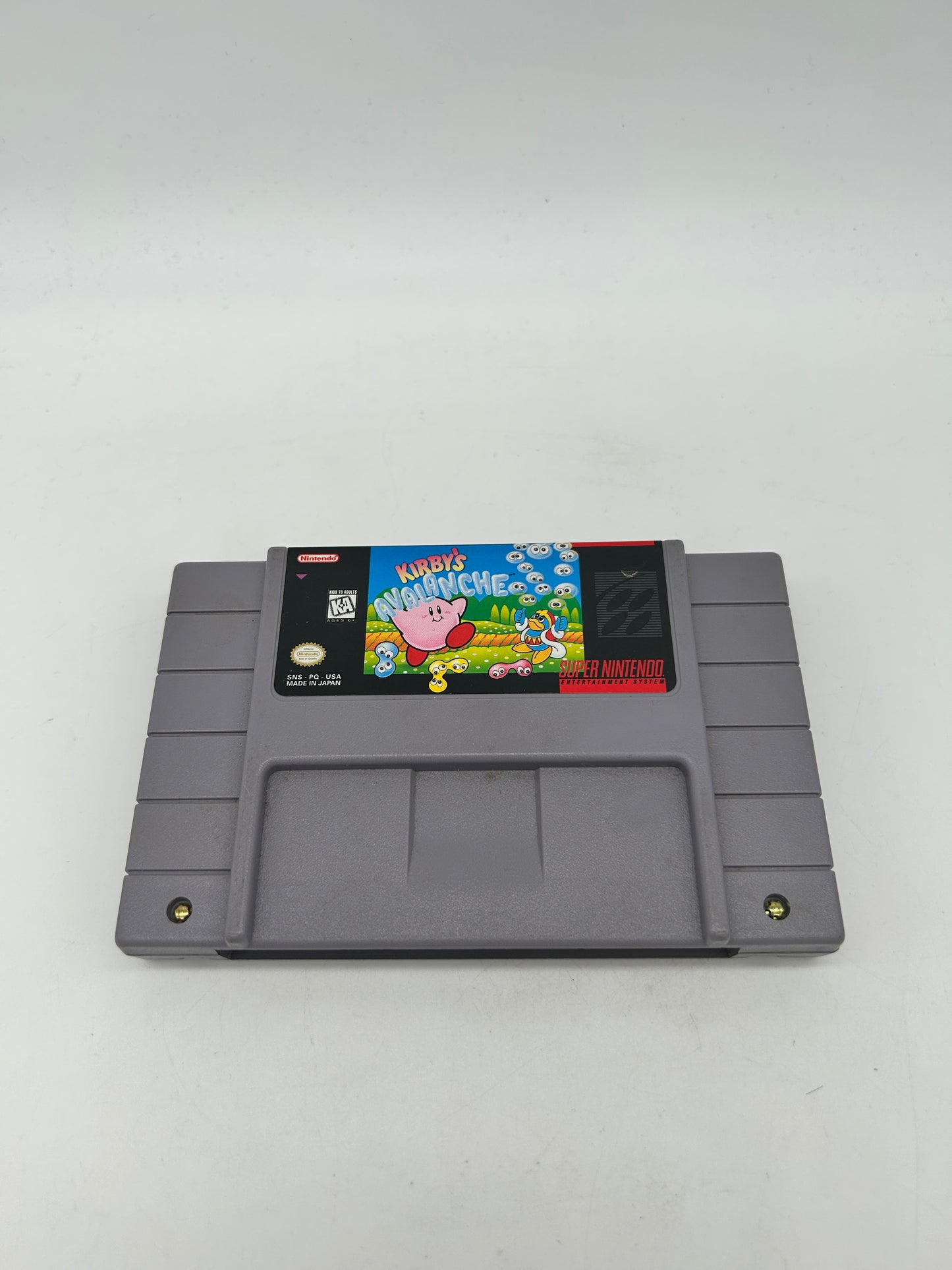 PiXEL-RETRO.COM : SUPER NINTENDO NES (SNES) GAME NTSC KIRBY'S AVALANCHE