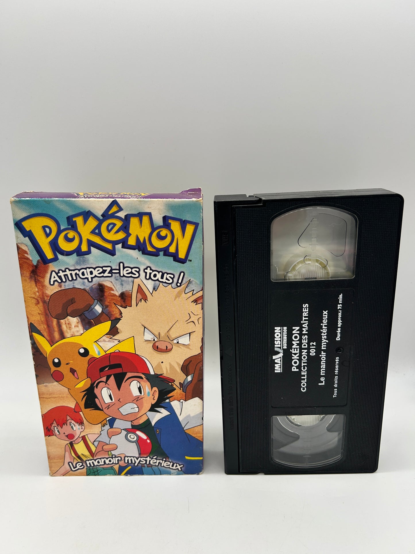 FiLM VHS FRANCAiS | POKEMON LE MANOiR MYSTERiEUX COLLECTiON DES MAiTRES VOLUME 12