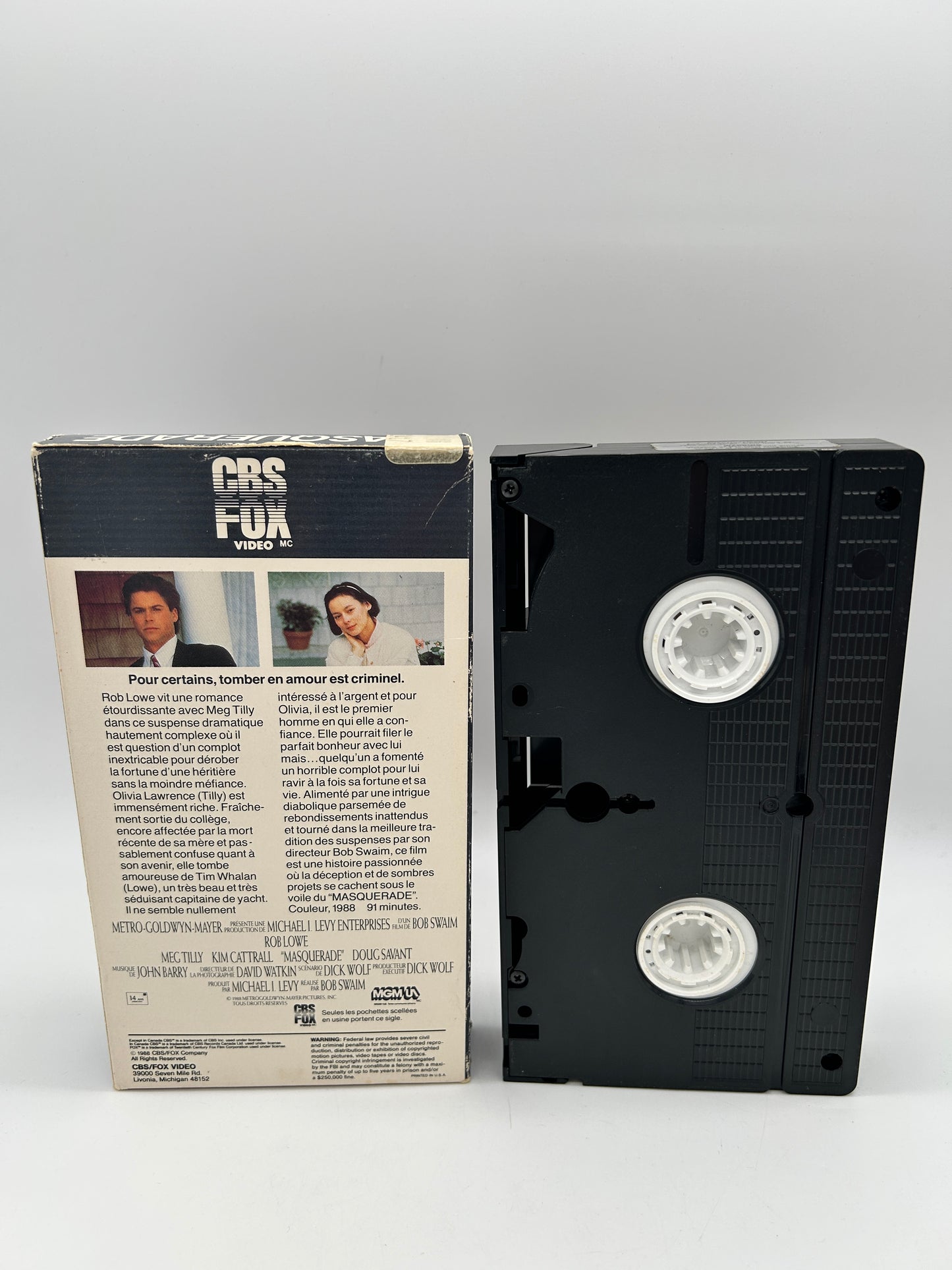 FRENCH VHS MOVIE | MASQUERADE