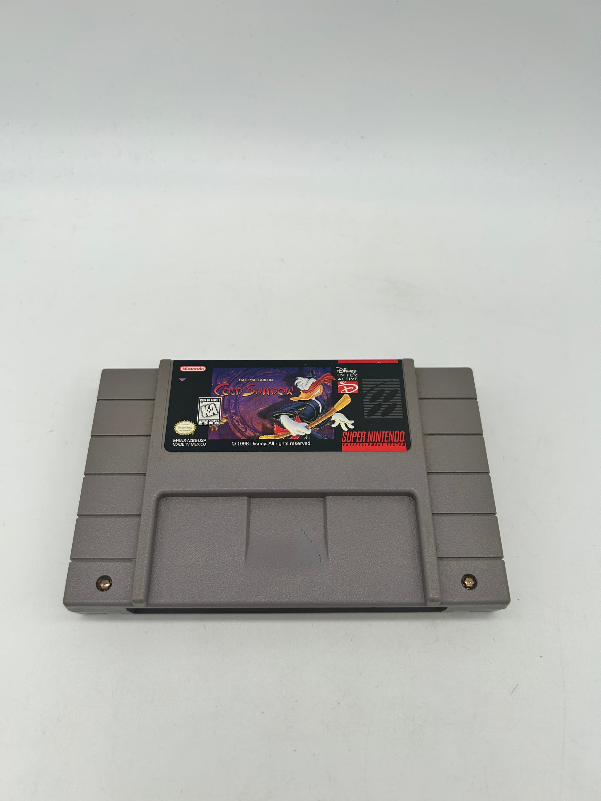 PiXEL-RETRO.COM : SUPER NINTENDO NES (SNES) GAME NTSC MAUI MALLARD IN COLD SHADOW