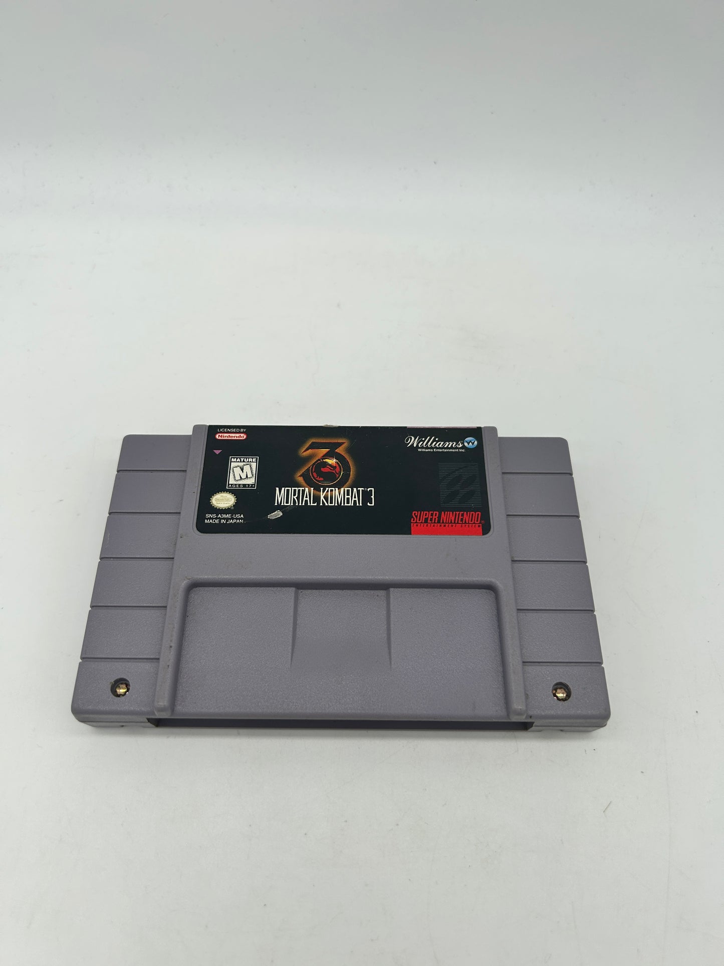 PiXEL-RETRO.COM : SUPER NINTENDO NES (SNES) GAME NTSC MORTAL KOMBAT 3