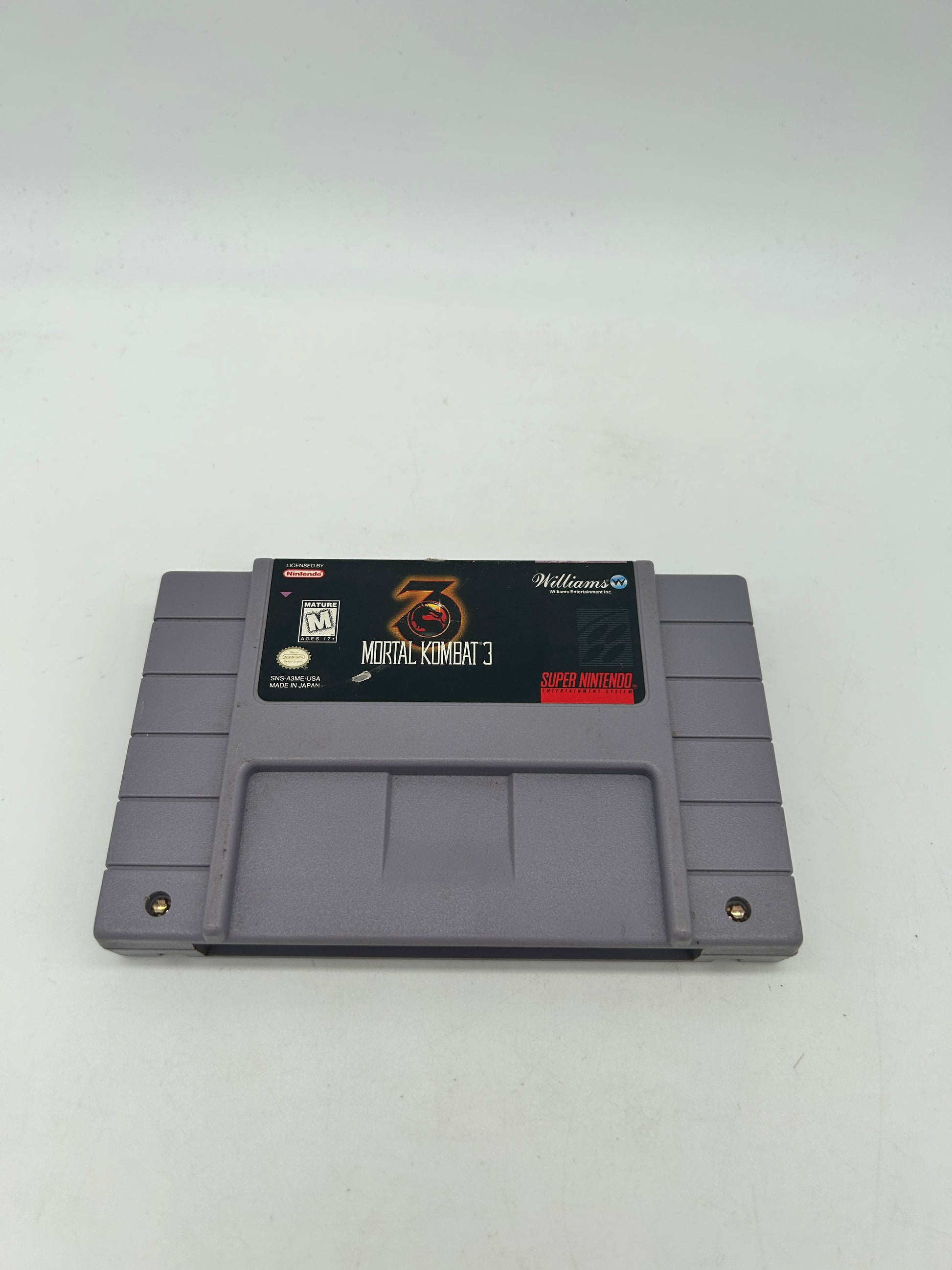 PiXEL-RETRO.COM : SUPER NINTENDO NES (SNES) GAME NTSC MORTAL KOMBAT 3