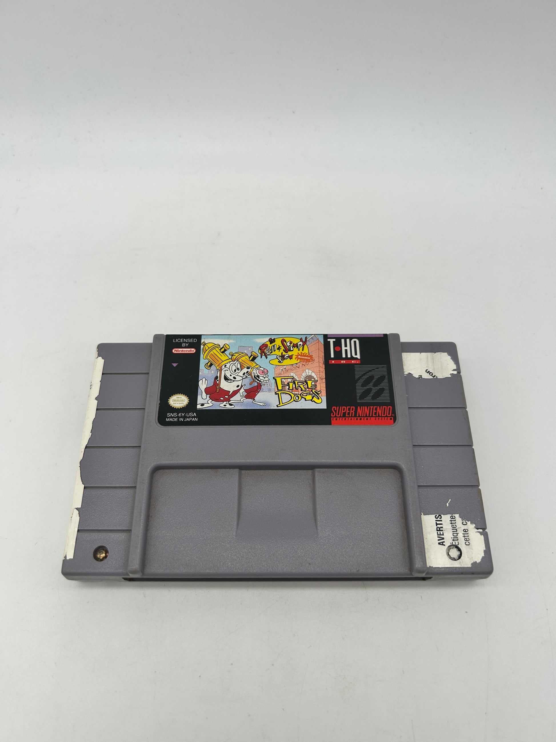 PiXEL-RETRO.COM : SUPER NINTENDO NES (SNES) GAME NTSC THE REN & STIMPY SHOW FIRE DOGS