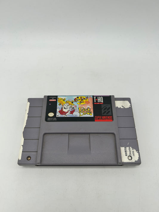 PiXEL-RETRO.COM : SUPER NINTENDO NES (SNES) GAME NTSC THE REN & STIMPY SHOW FIRE DOGS