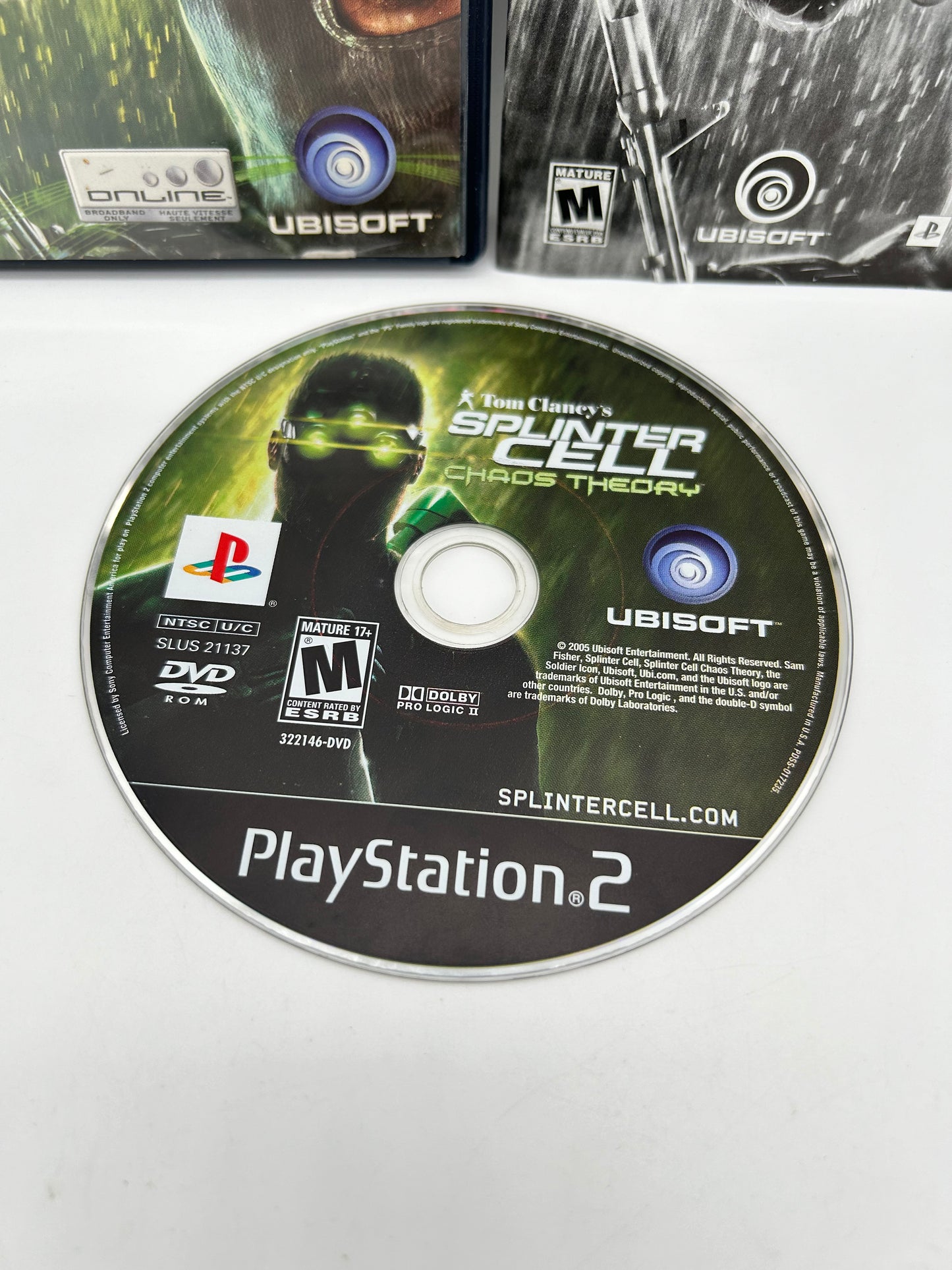 SONY PLAYSTATiON 2 [PS2] | TOM CLANCYS SPLiNTER CELL CHAOS THEORY