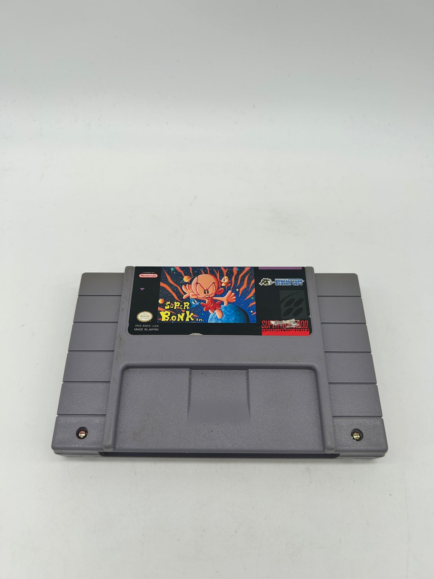 PiXEL-RETRO.COM : SUPER NINTENDO NES (SNES) GAME NTSC SUPER BONK
