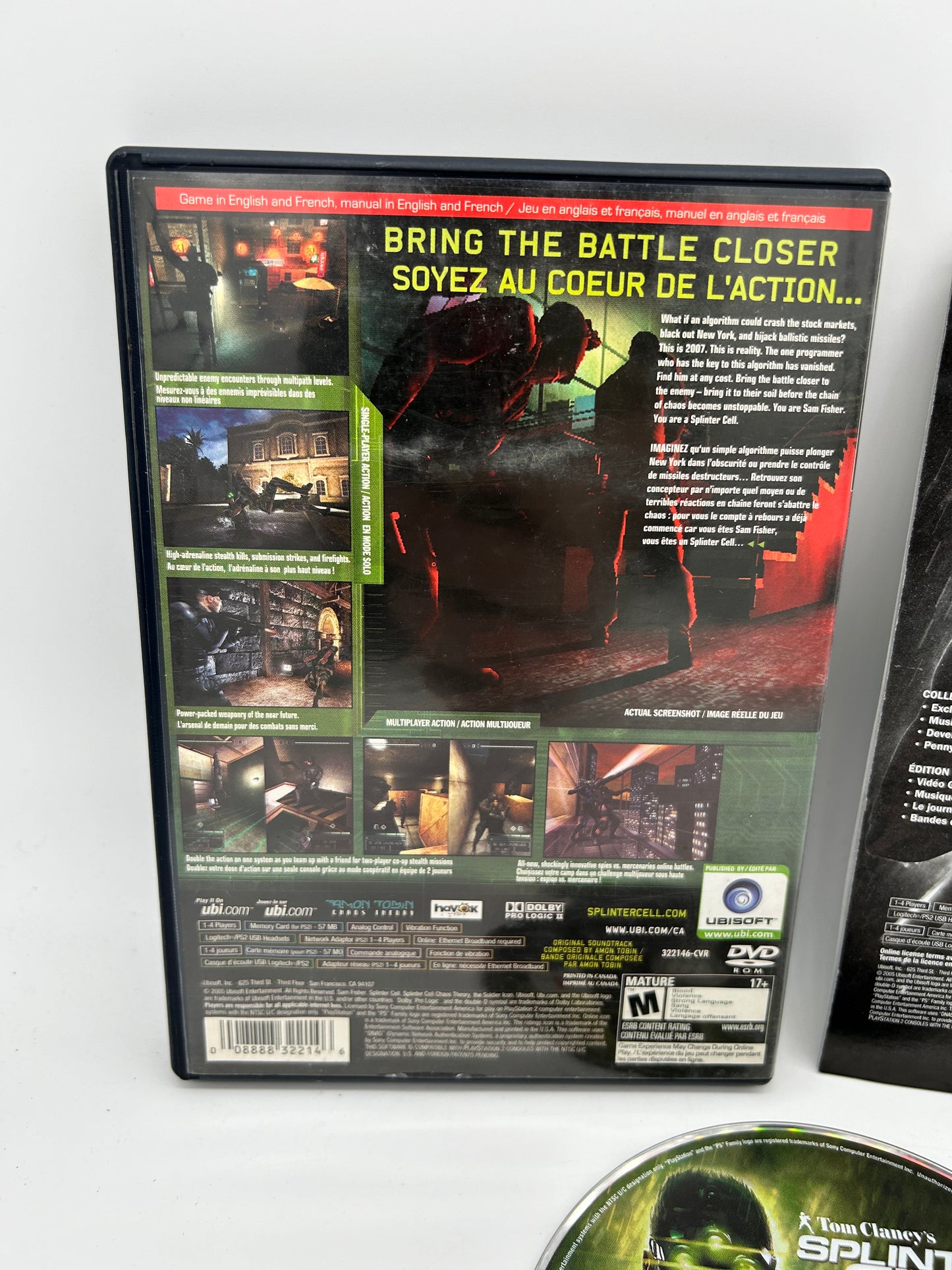SONY PLAYSTATiON 2 [PS2] | TOM CLANCYS SPLiNTER CELL CHAOS THEORY