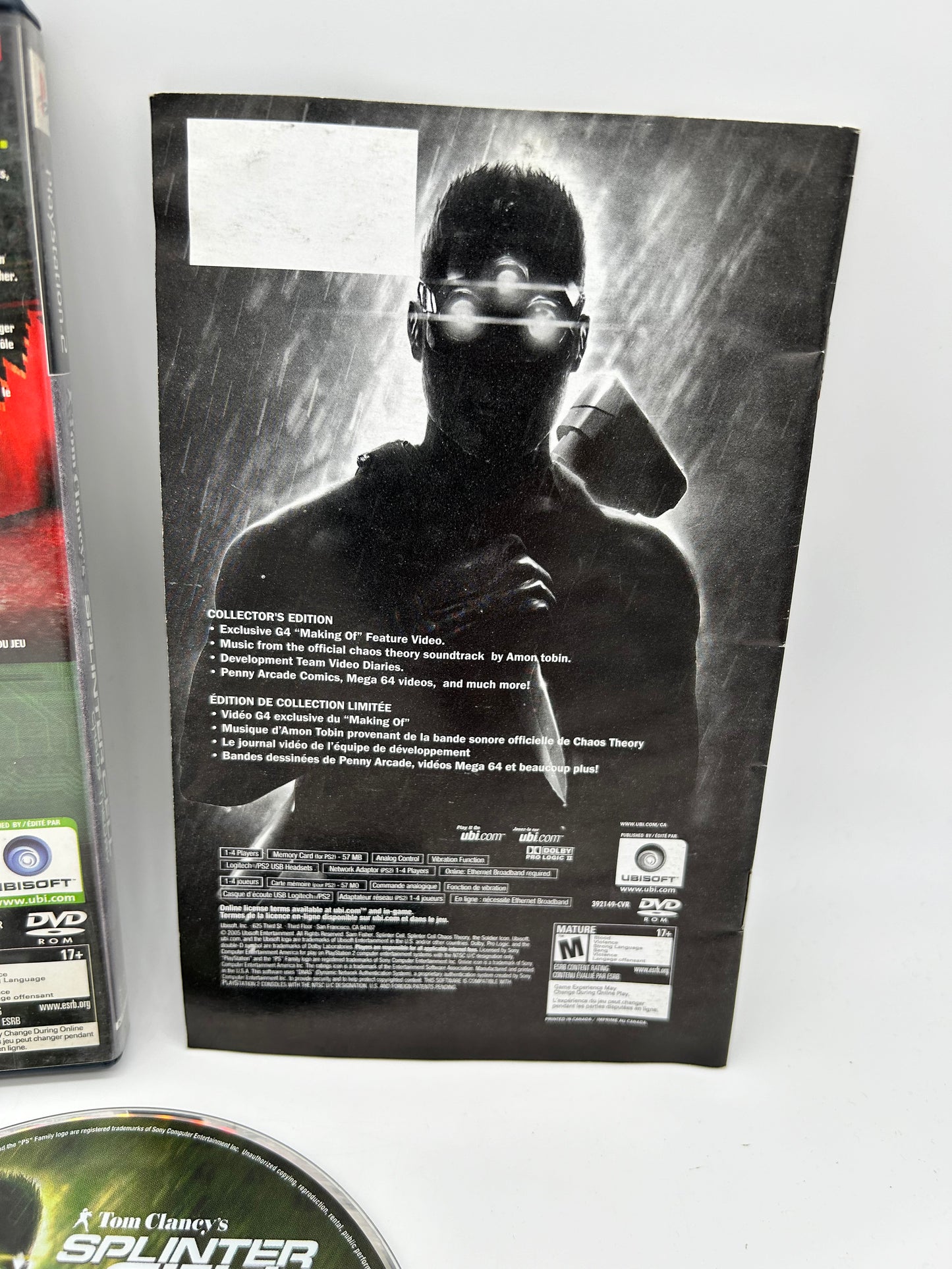 SONY PLAYSTATiON 2 [PS2] | TOM CLANCYS SPLiNTER CELL CHAOS THEORY