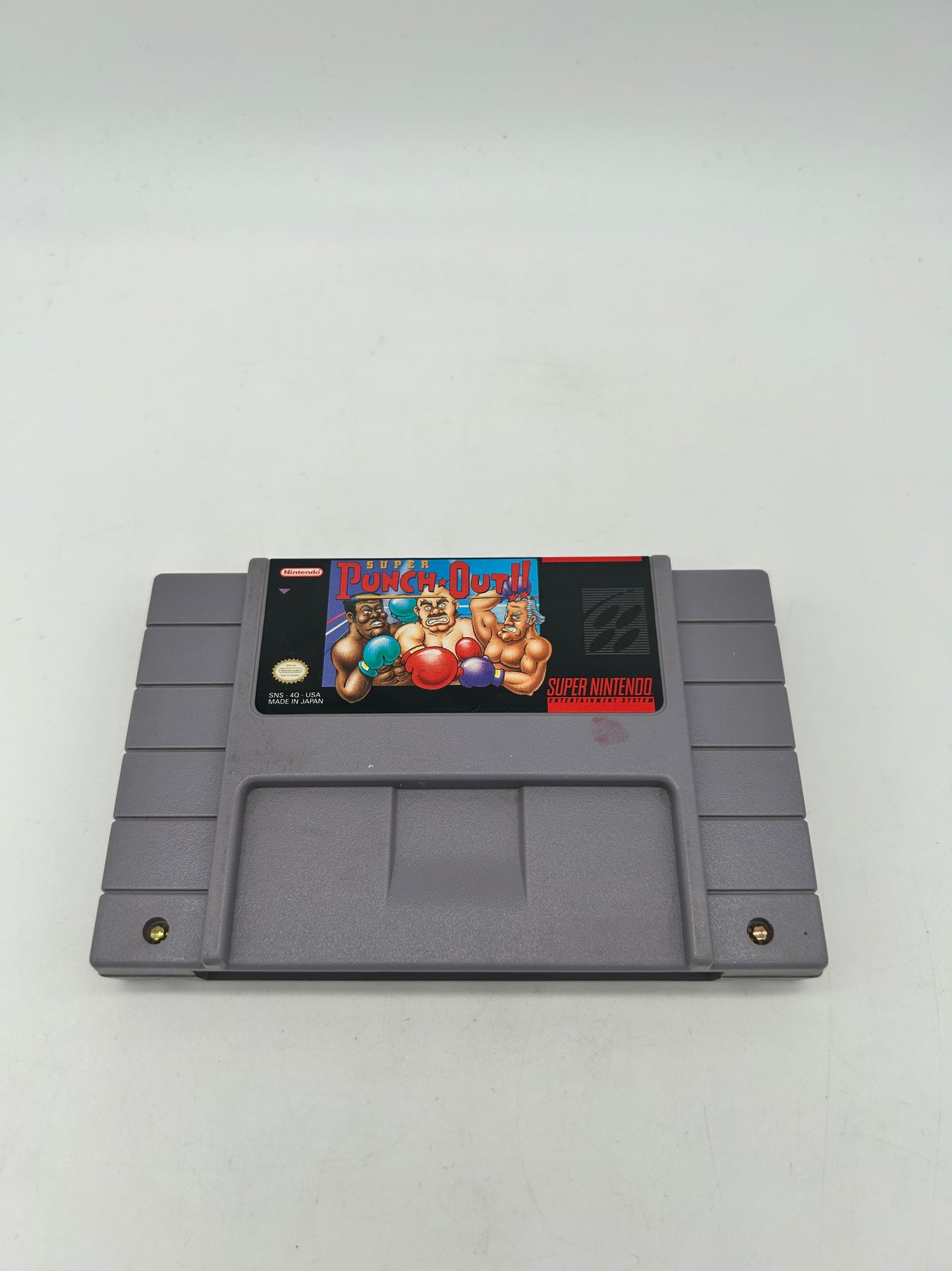 PiXEL-RETRO.COM : SUPER NINTENDO NES (SNES) GAME NTSC SUPER PUNCH OUT
