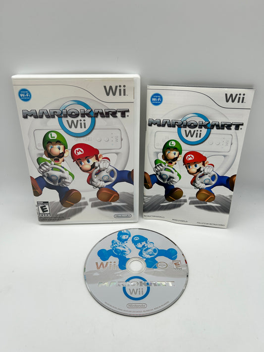 PiXEL-RETRO.COM : NINTENDO WII COMPLET CIB BOX MANUAL GAME NTSC MARIO KART WII