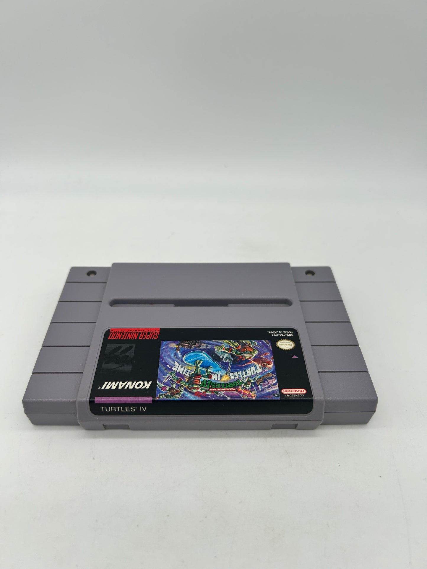 SUPER NiNTENDO [SNES] | TEENAGE MUTANT NiNJA TURTLES IV TURTLES iN TIME