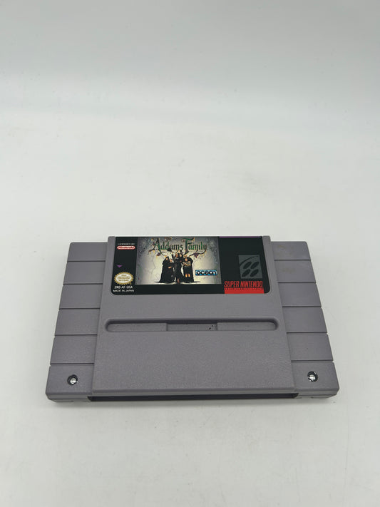 PiXEL-RETRO.COM : SUPER NINTENDO NES (SNES) GAME NTSC THE ADDAMS FAMILY