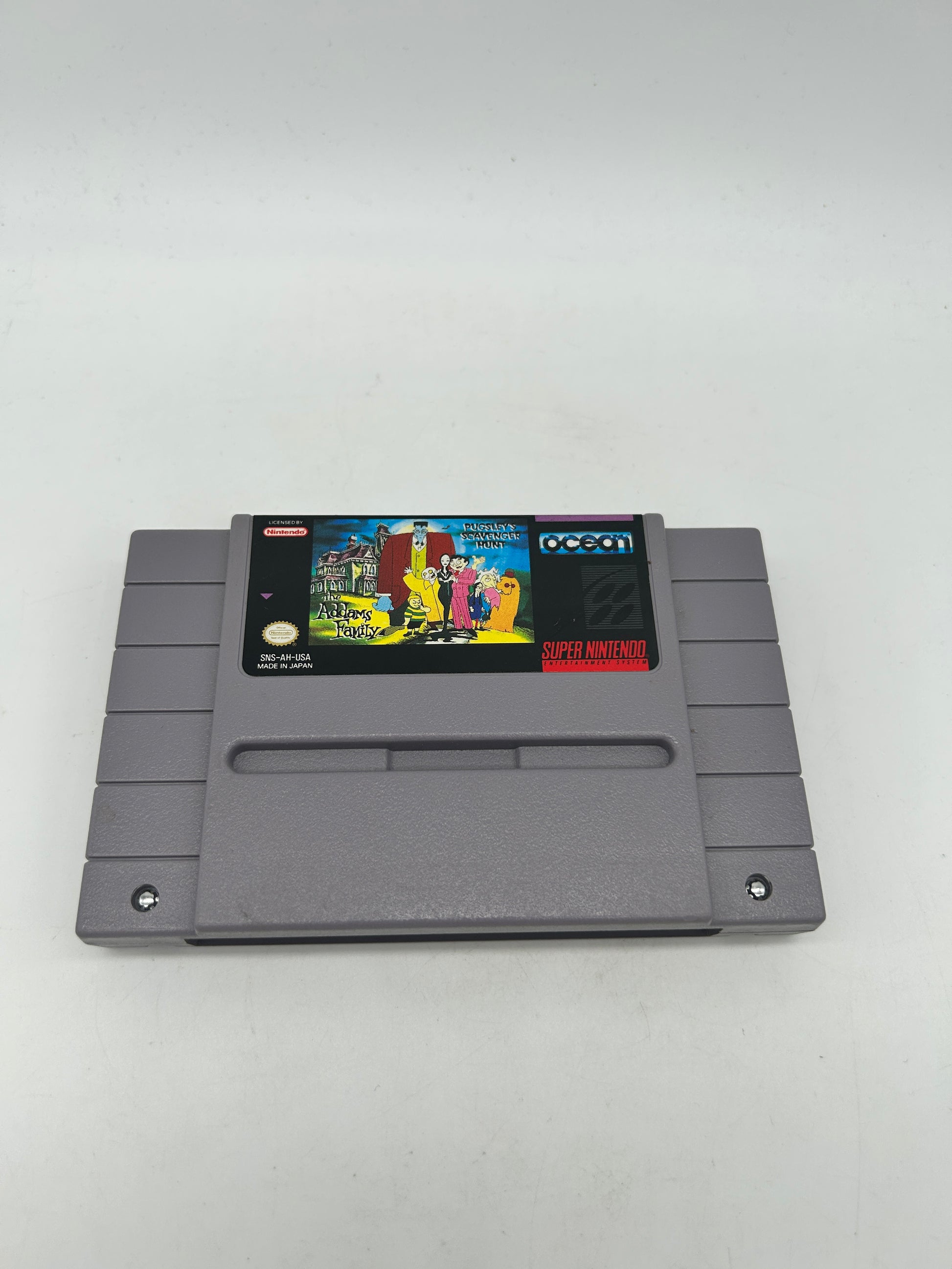 PiXEL-RETRO.COM : SUPER NINTENDO NES (SNES) GAME NTSC THE ADDAMS FAMILY PUGSLEY'S SCAVENGER HUNT