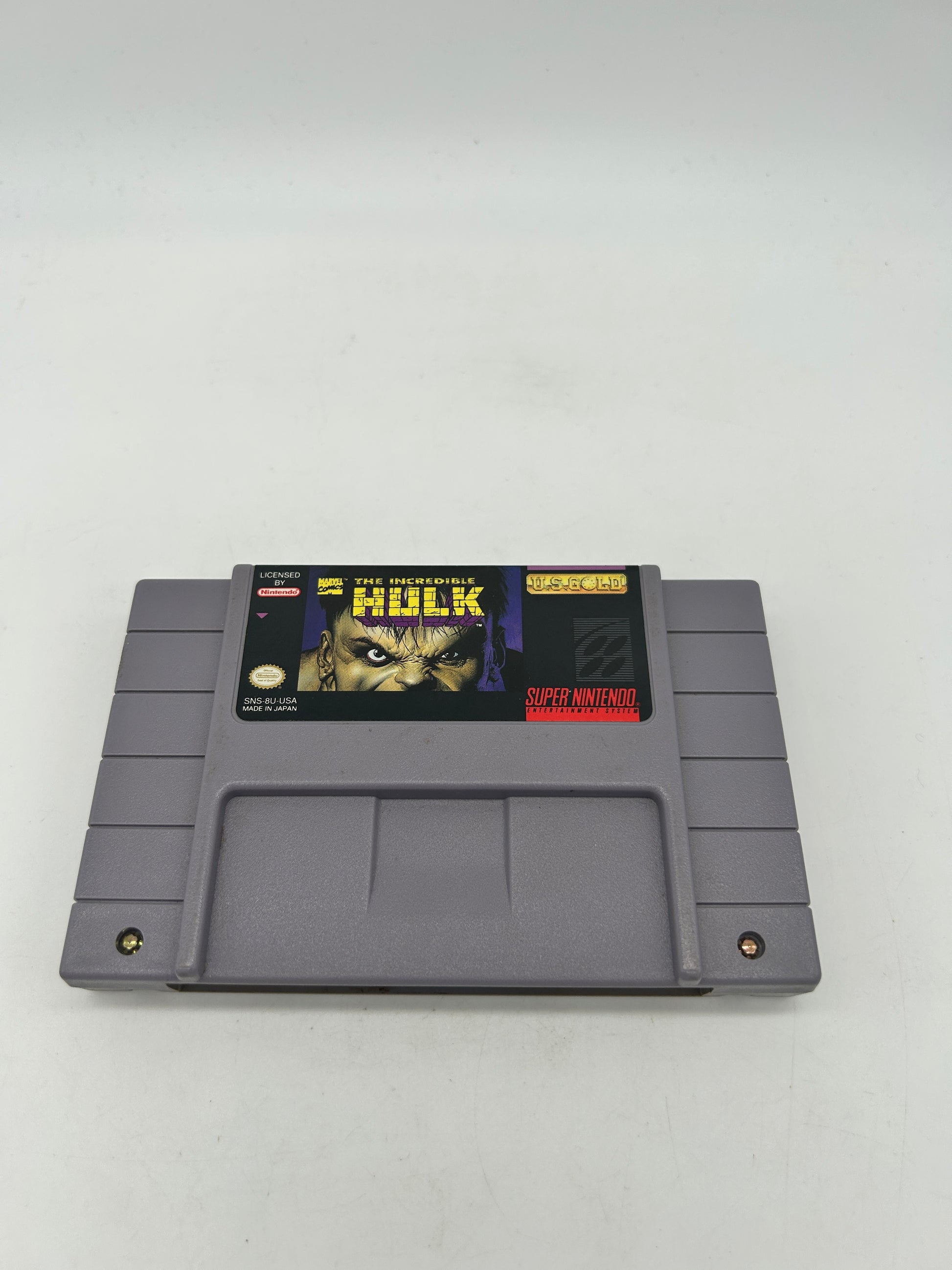 PiXEL-RETRO.COM : SUPER NINTENDO NES (SNES) GAME NTSC THE INCREDIBLE HULK