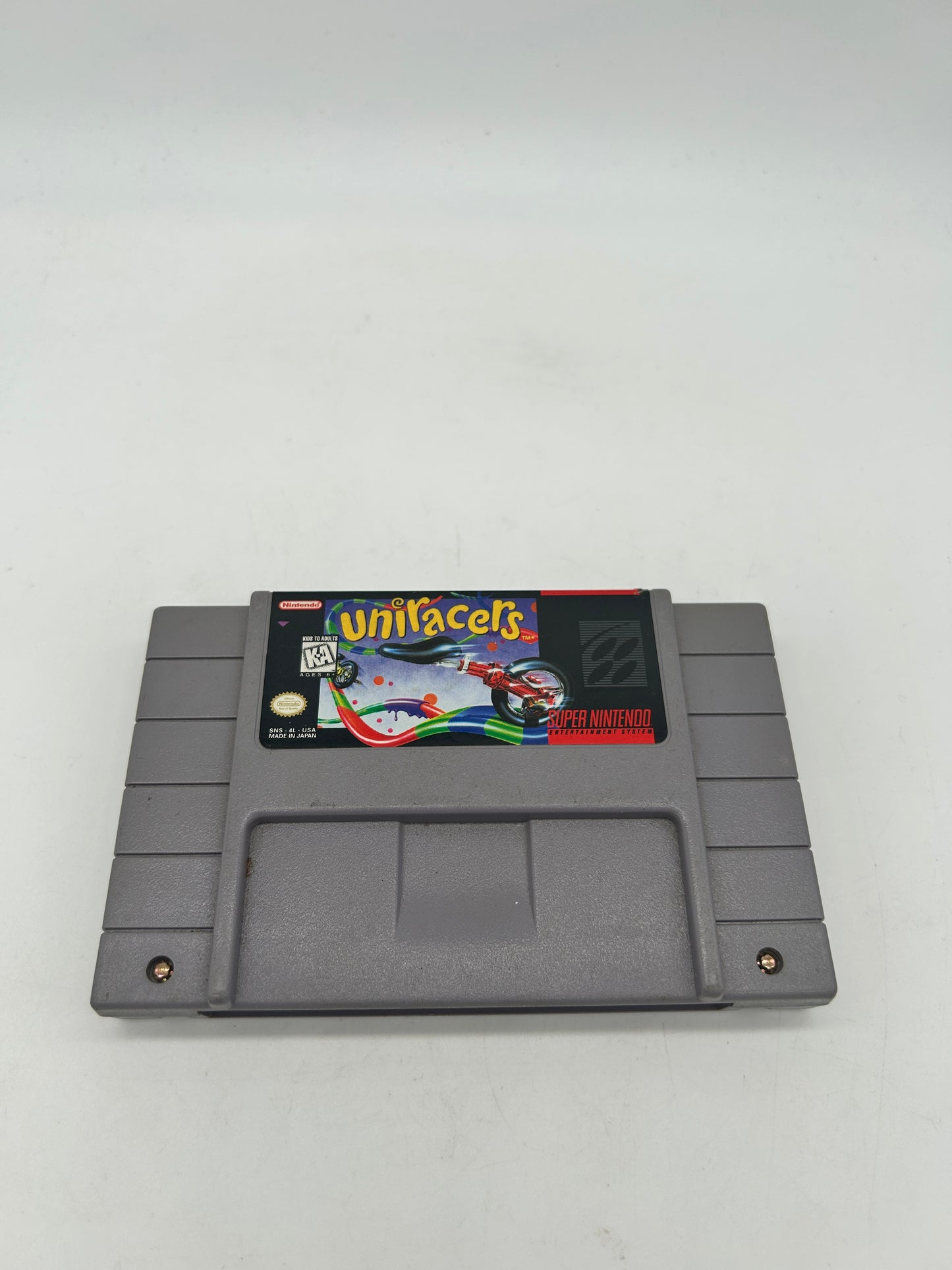 PiXEL-RETRO.COM : SUPER NINTENDO NES (SNES) GAME NTSC UNIRACERS
