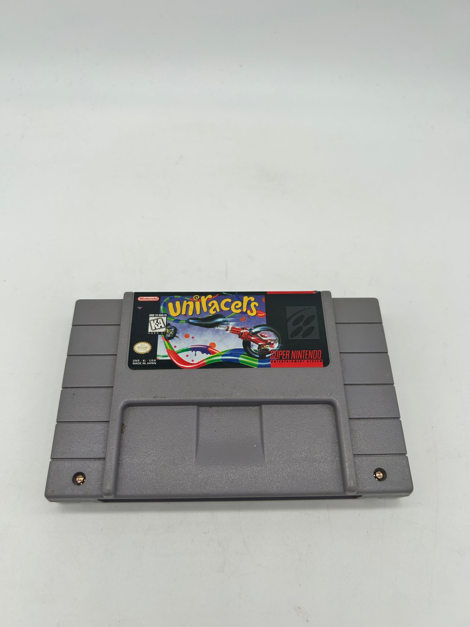 PiXEL-RETRO.COM : SUPER NINTENDO NES (SNES) GAME NTSC UNIRACERS