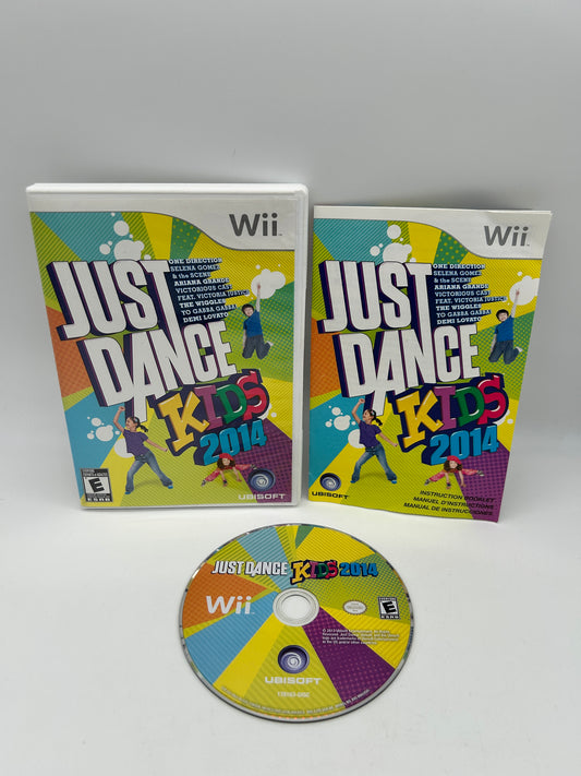 PiXEL-RETRO.COM : NINTENDO WII COMPLET CIB BOX MANUAL GAME NTSC JUST DANCE KIDS 2014