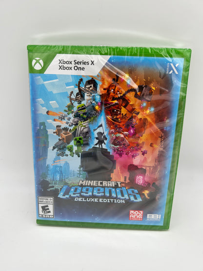 PiXEL-RETRO.COM : MICROSOFT XBOX SERIES X COMPLETE CIB BOX MANUAL GAME NTSC NEW MINECRAFT LEGENDS DELUXE EDITION