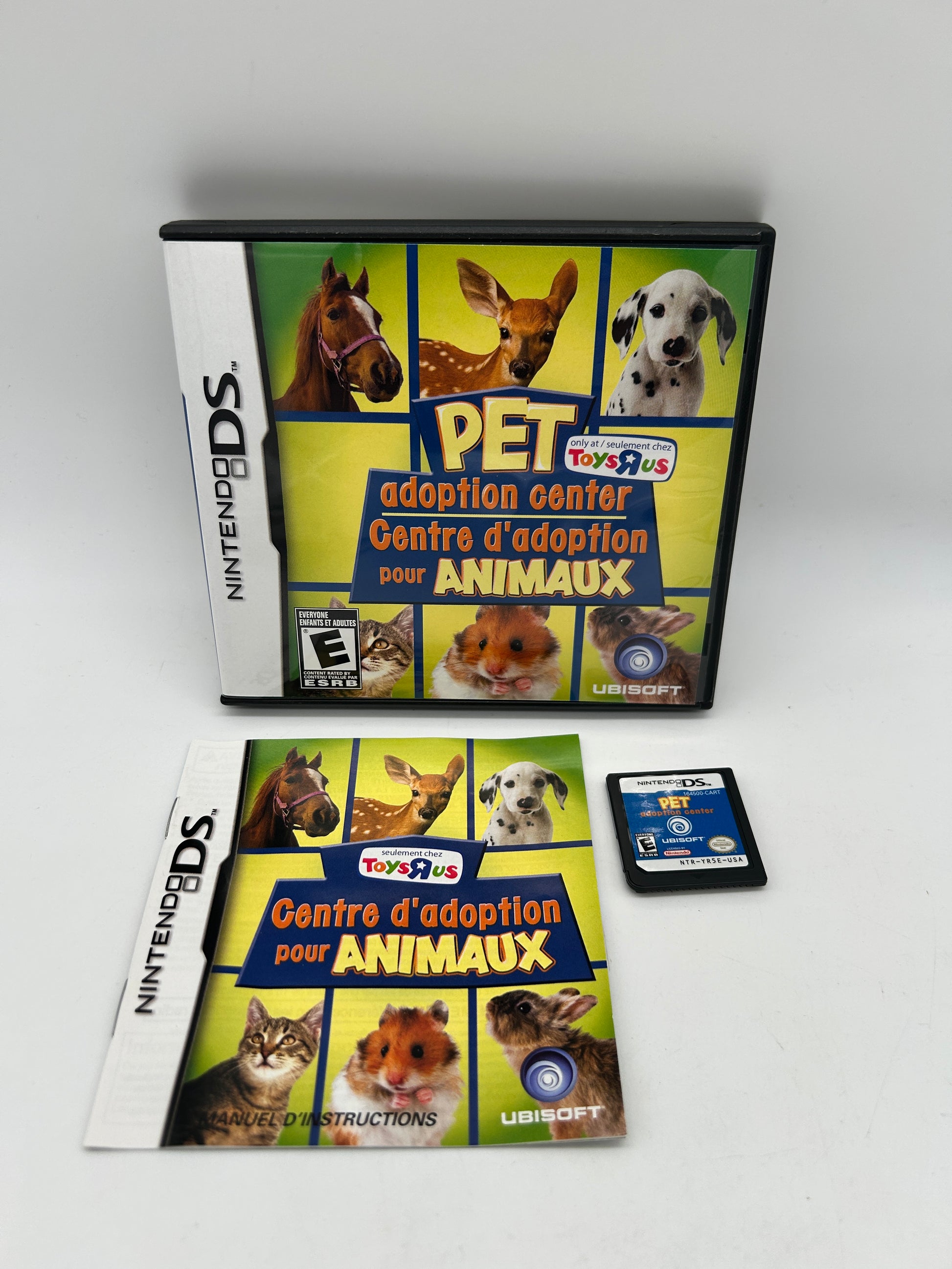 PiXEL-RETRO.COM : NINTENDO DS COMPLETE CIB BOX MANUAL GAME NTSC PET ADOPTION CENTER