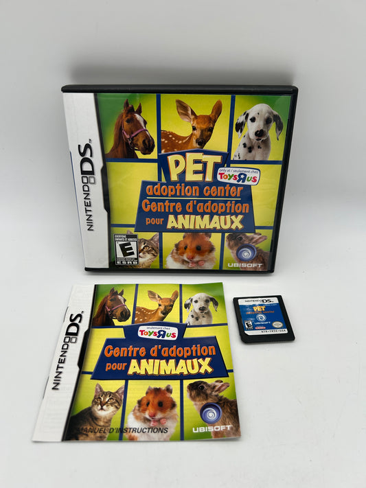 PiXEL-RETRO.COM : NINTENDO DS COMPLETE CIB BOX MANUAL GAME NTSC PET ADOPTION CENTER