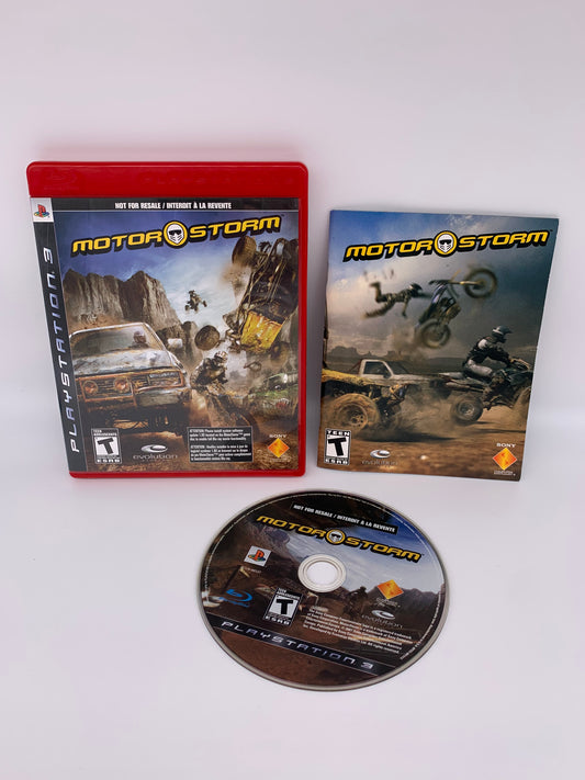 PiXEL-RETRO.COM : SONY PLAYSTATION 3 (PS3) COMPLET CIB BOX MANUAL GAME NTSC MOTORSTORM