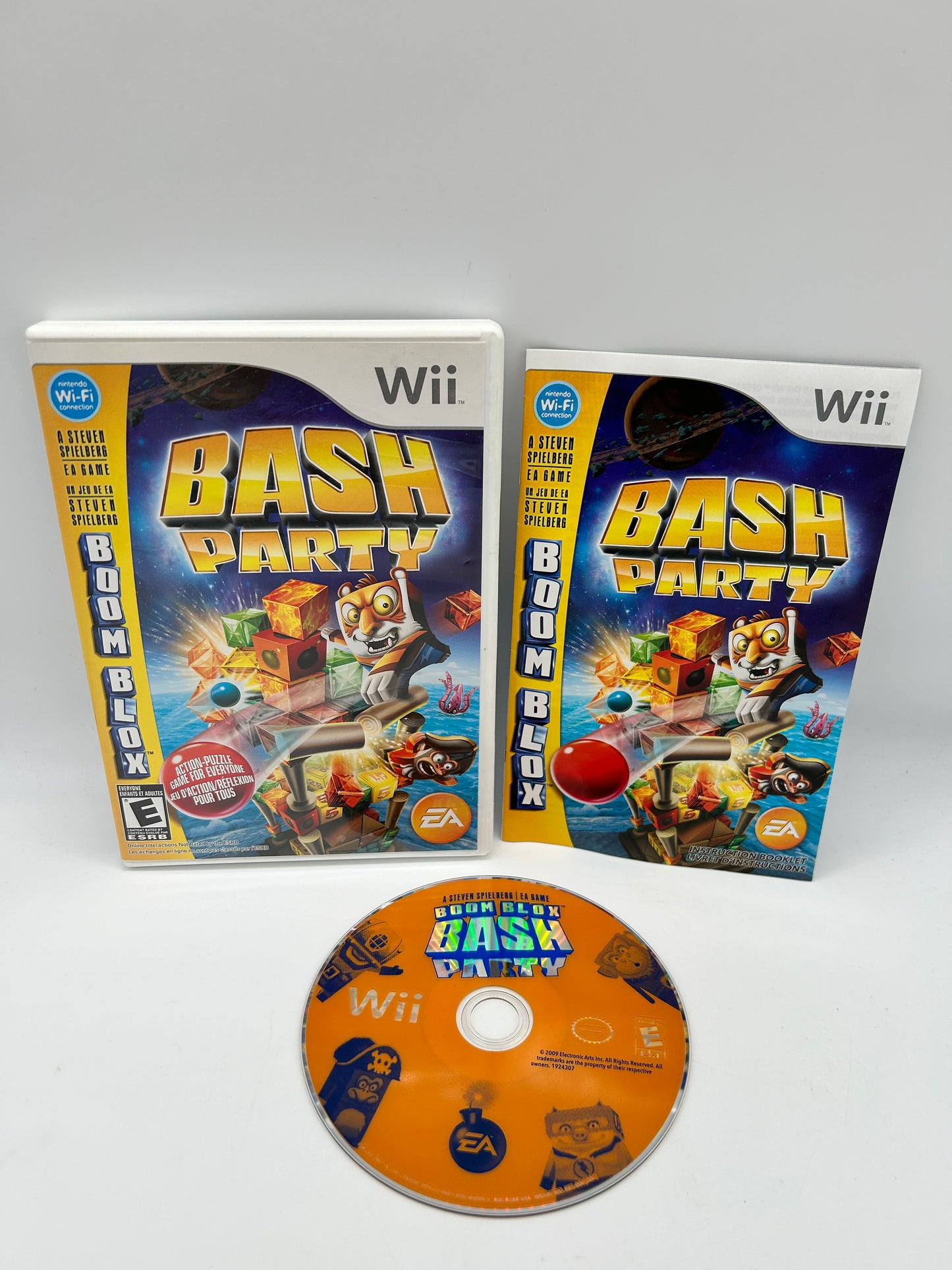 PiXEL-RETRO.COM : NINTENDO WII COMPLET CIB BOX MANUAL GAME NTSC BOOM BLOX BASH PARTY