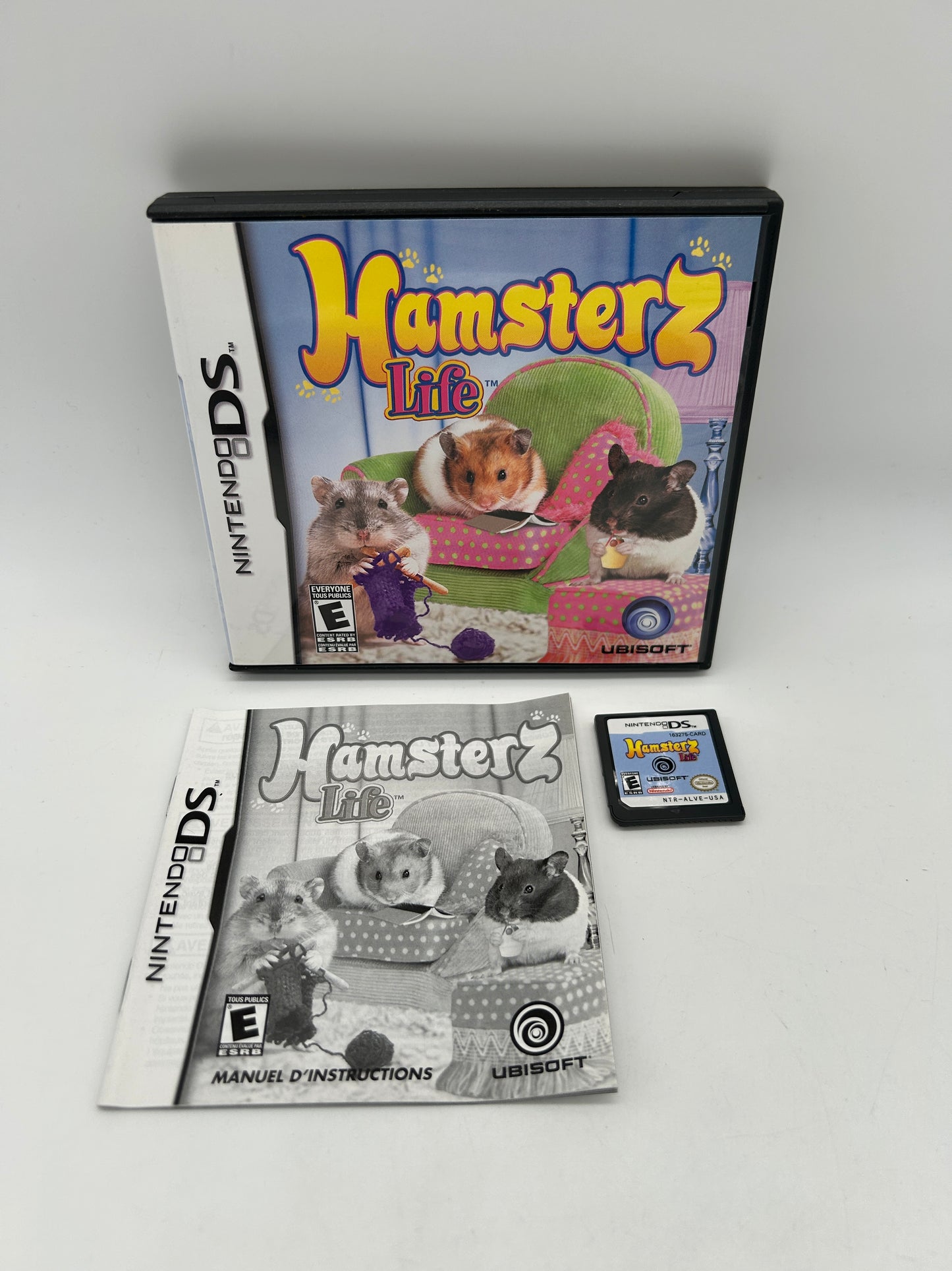 PiXEL-RETRO.COM : NINTENDO DS COMPLETE CIB BOX MANUAL GAME NTSC HAMSTERZ LIFE