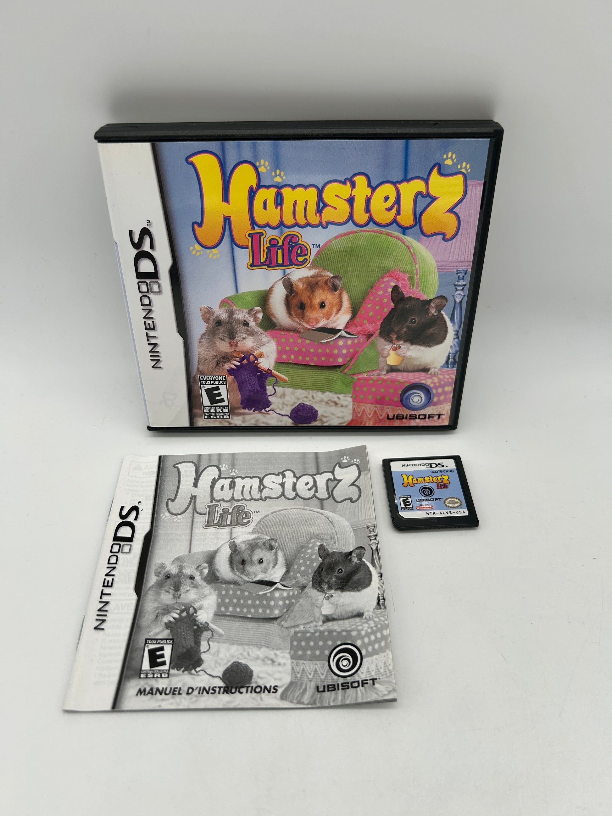 PiXEL-RETRO.COM : NINTENDO DS COMPLETE CIB BOX MANUAL GAME NTSC HAMSTERZ LIFE