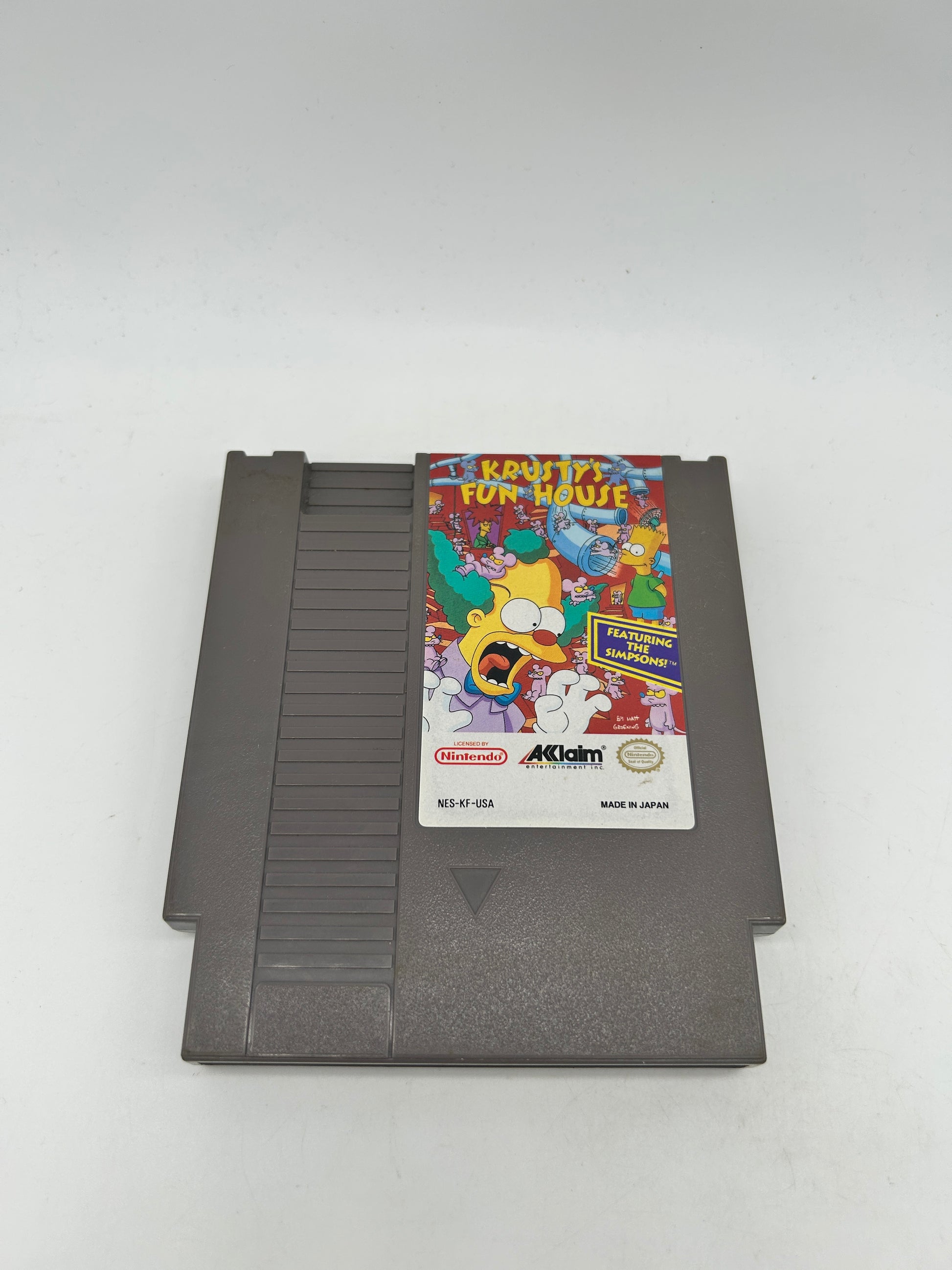 PiXEL-RETRO.COM : NINTENDO ENTERTAiNMENT SYSTEM (NES) GAME NTSC KRUSTY'S FUN HOUSE FEATURING THE SIMPSONS