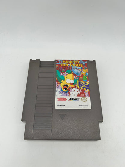 PiXEL-RETRO.COM : NINTENDO ENTERTAiNMENT SYSTEM (NES) GAME NTSC KRUSTY'S FUN HOUSE FEATURING THE SIMPSONS