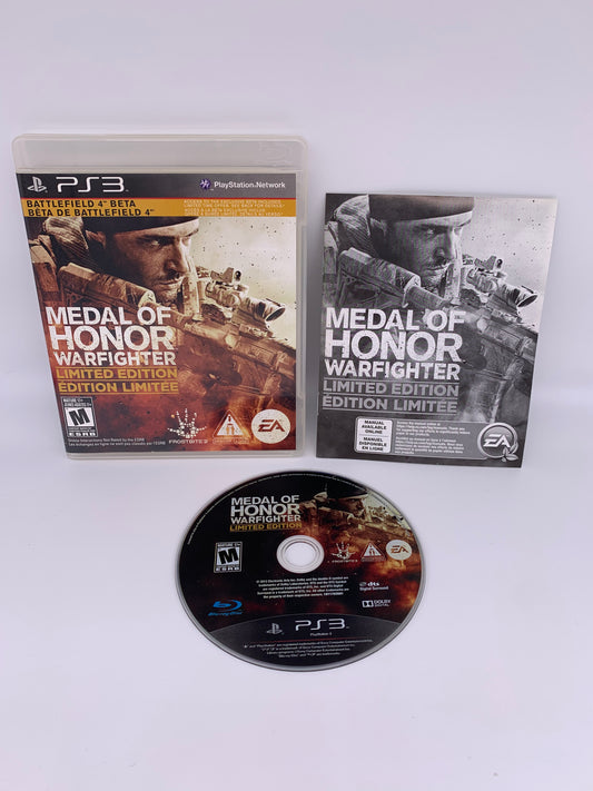 PiXEL-RETRO.COM : SONY PLAYSTATION 3 PS3 COMPLETE GAME BOX MANUAL NTSC MEDAL OF HONOR WARFIGHTER LIMITED EDITION