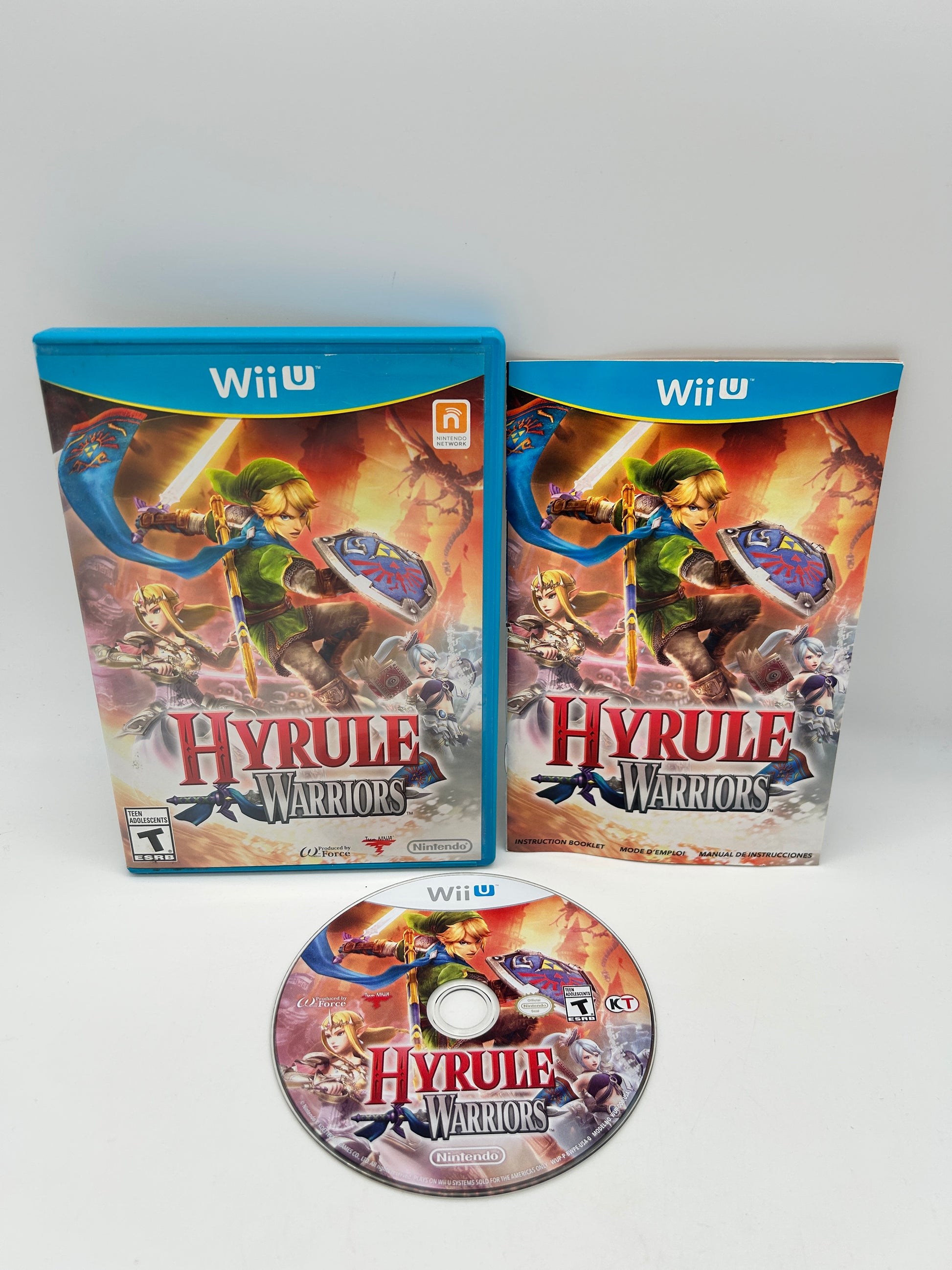 PiXEL-RETRO.COM : NINTENDO WII U COMPLET CIB BOX MANUAL GAME NTSC HYRULE WARRIORS