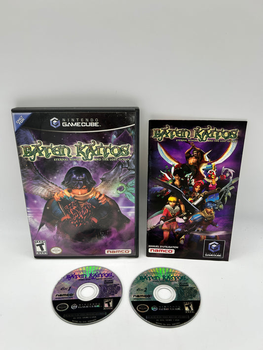 PiXEL-RETRO.COM : NINTENDO GAMECUBE COMPLETE CIB BOX MANUAL GAME NTSC BATEN KAITOS ETERNAL WINGS AND THE LOST OCEAN