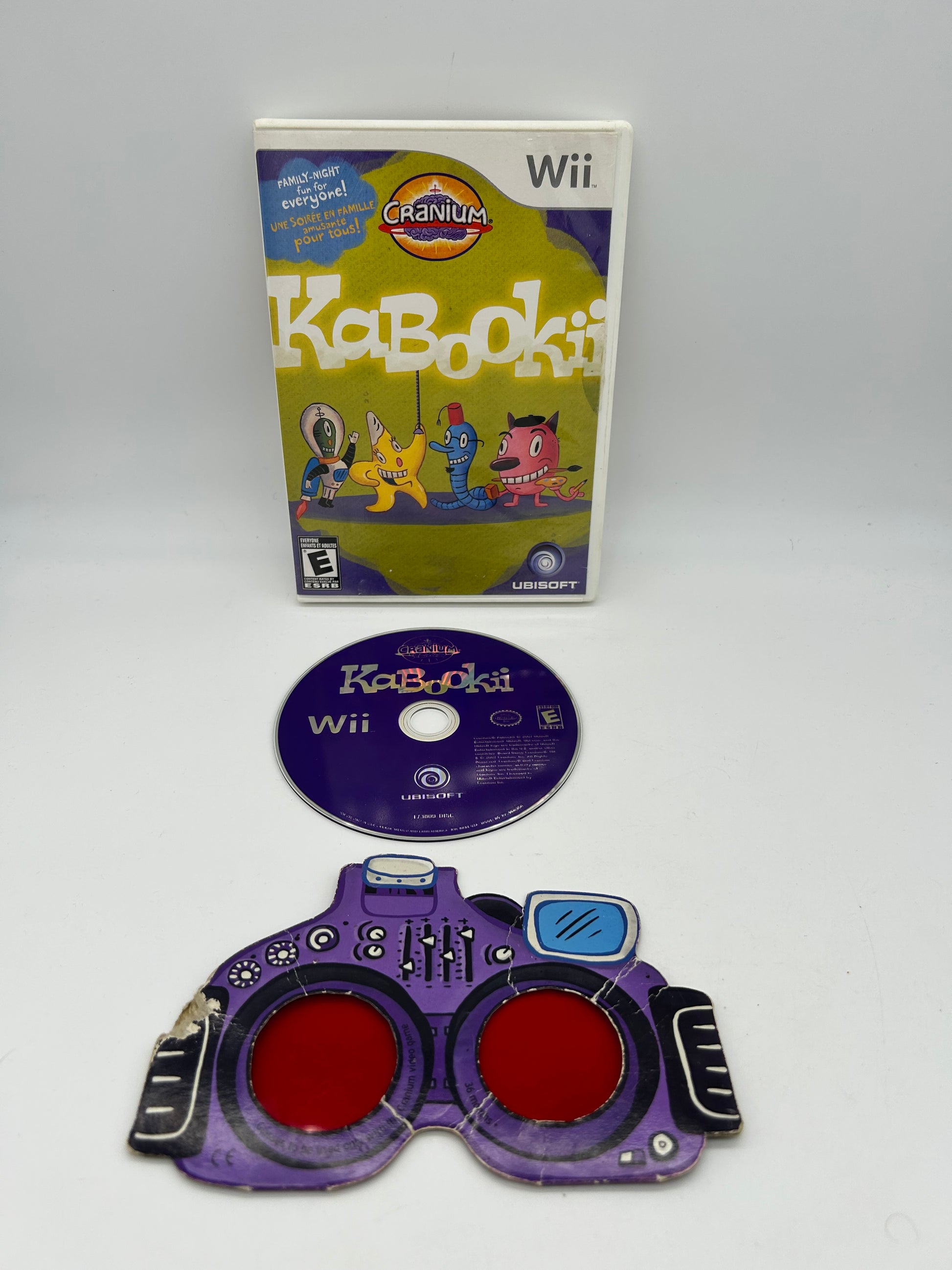 PiXEL-RETRO.COM : NINTENDO WII COMPLET CIB BOX MANUAL GAME NTSC CRANIUM KABOOKII