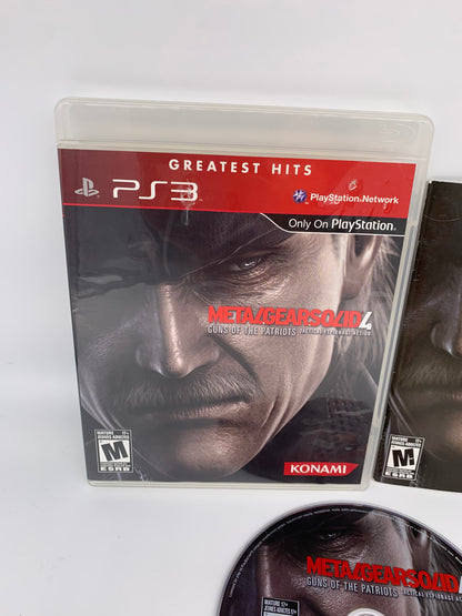 SONY PLAYSTATiON 3 [PS3] | METAL GEAR SOLiD 4 GUNS OF THE PATRiOTS | GREATEST HiTS