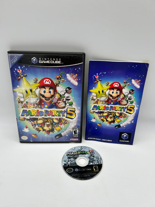 PiXEL-RETRO.COM : NINTENDO GAMECUBE MARIO PARTY 5 COMPLETE CIB BOX MANUAL GAME NTSC