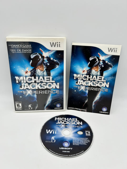 PiXEL-RETRO.COM : NINTENDO WII COMPLET CIB BOX MANUAL GAME NTSC MICHAEL JACKSON THE EXPERIENCE