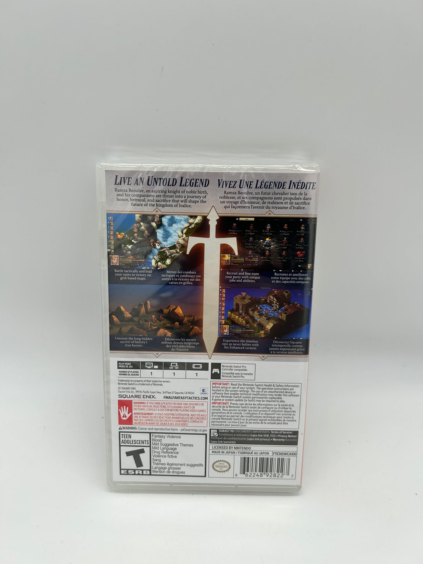 NiNTENDO SWiTCH | FiNAL FANTASY TACTiCS THE iVALiCE CHRONiCLES