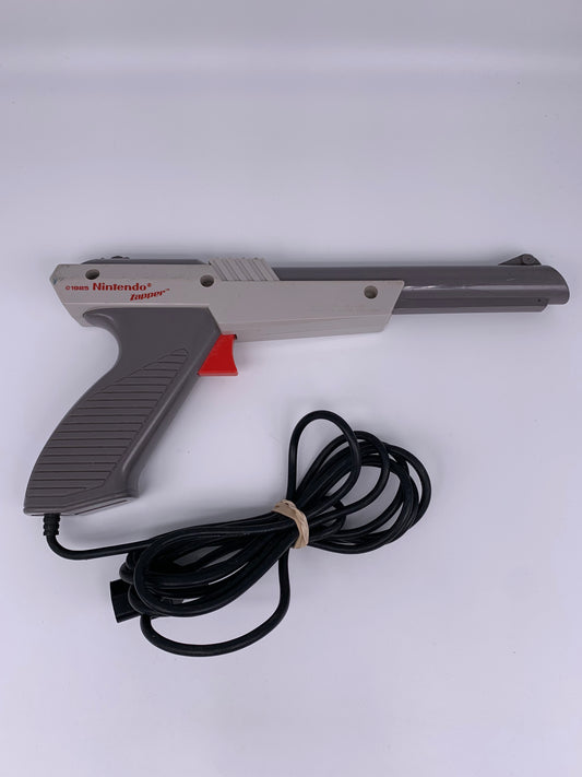 PiXEL-RETRO.COM : NINTENDO (NES) ZAPPER GUN GRAY CONTROLLER JOYSTICK NTSC NES-005