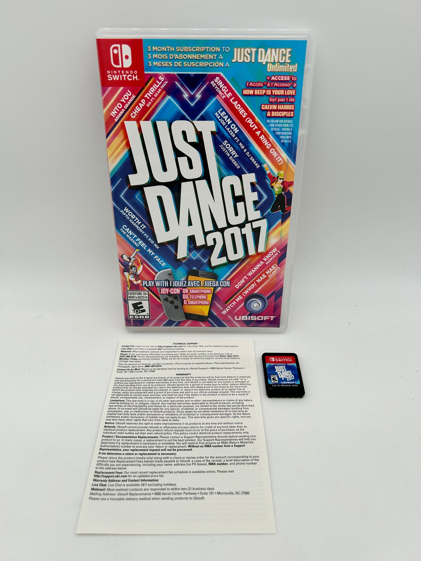 PiXEL-RETRO.COM : NINTENDO SWITCH NEW SEALED IN BOX COMPLETE MANUAL GAME NTSC JUST DANCE 2017