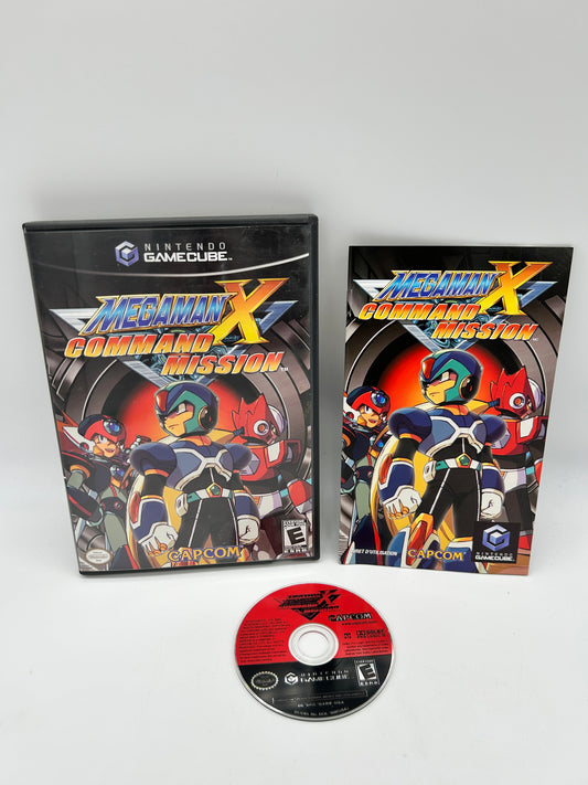 PiXEL-RETRO.COM : NINTENDO GAMECUBE COMPLETE CIB BOX MANUAL GAME NTSC MEGA MAN X COMMAND MISSION