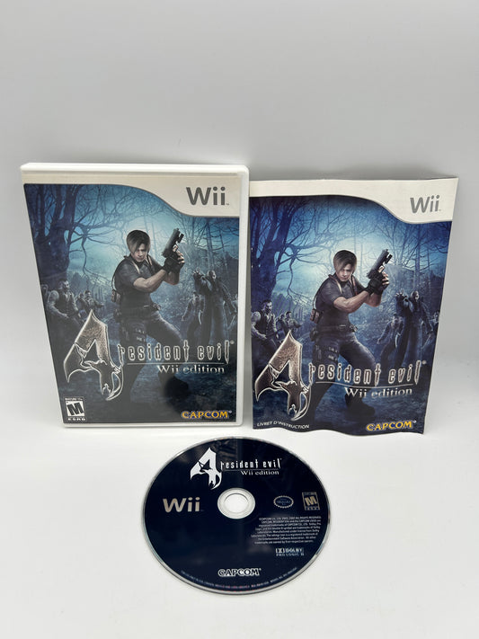 PiXEL-RETRO.COM : NINTENDO WII COMPLET CIB BOX MANUAL GAME NTSC RESIDENT EVIL 4 EDITION