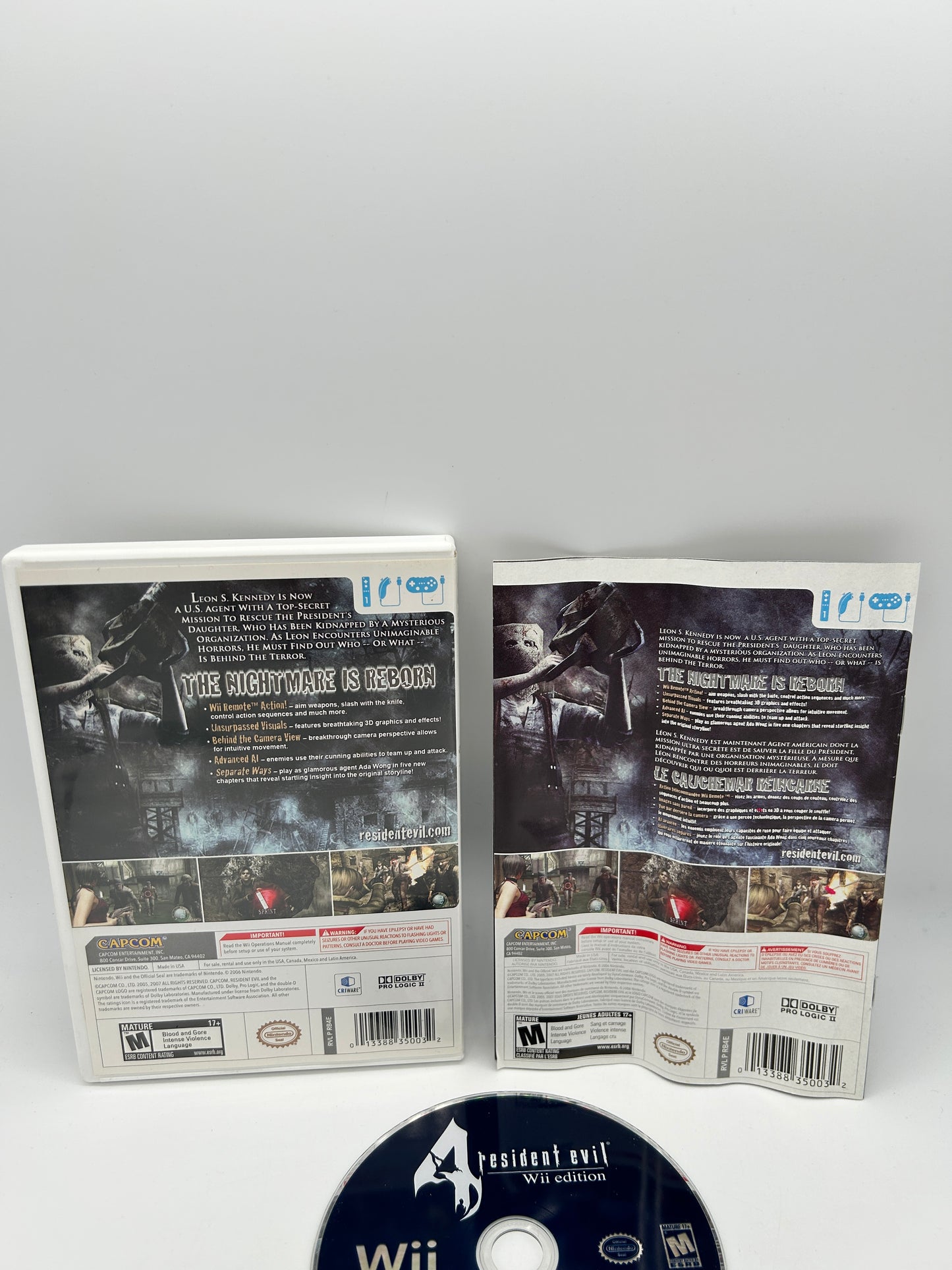 NiNTENDO Wii | RESiDENT EViL 4 Wii EDiTiON