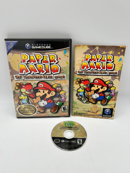 PiXEL-RETRO.COM : NINTENDO GAMECUBE COMPLETE CIB BOX MANUAL GAME NTSC PAPER MARIO THE THOUSAND YEAR DOOR