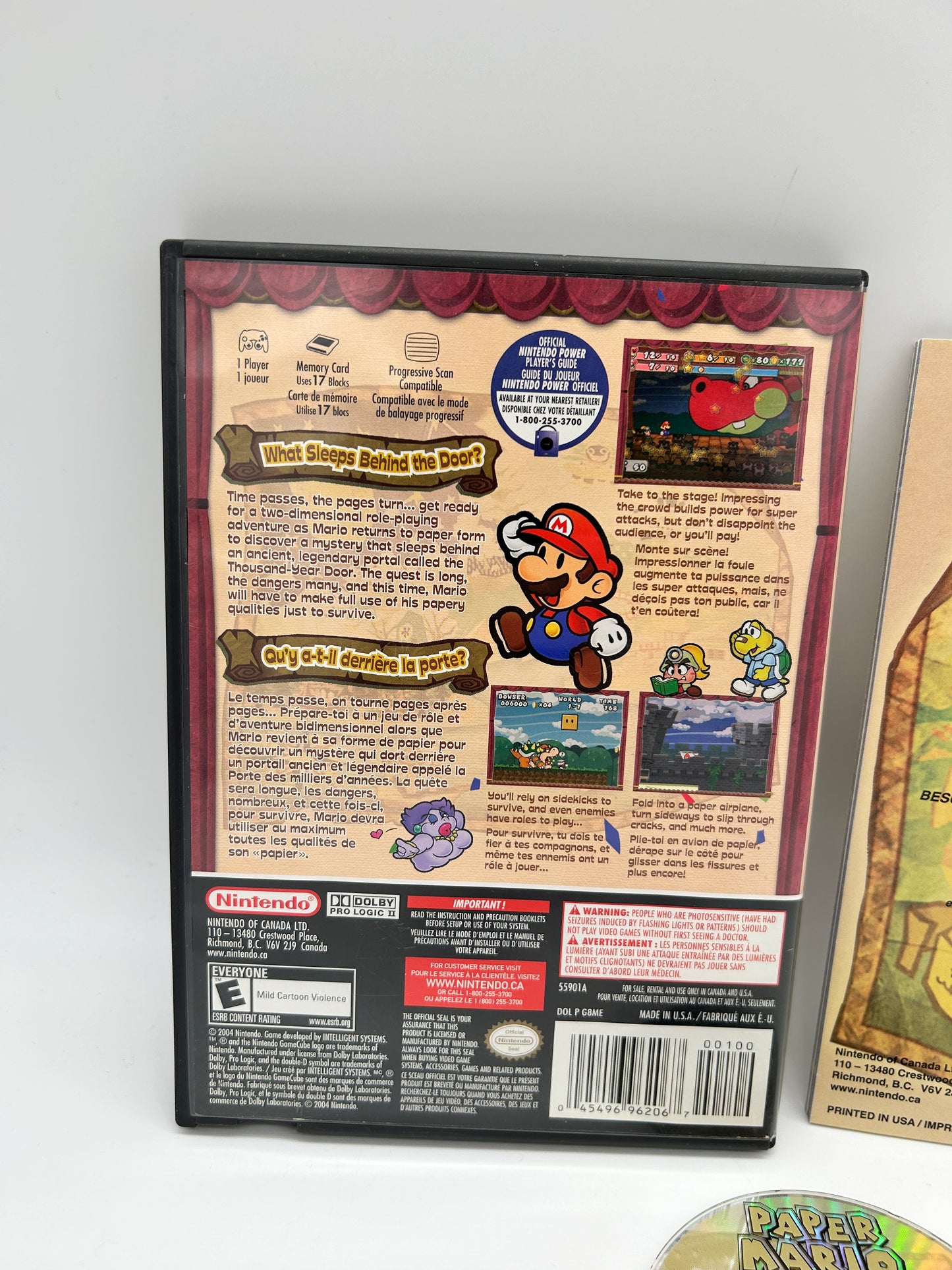 NiNTENDO GAMECUBE [NGC] | PAPER MARiO THE THOUSAND YEAR DOOR