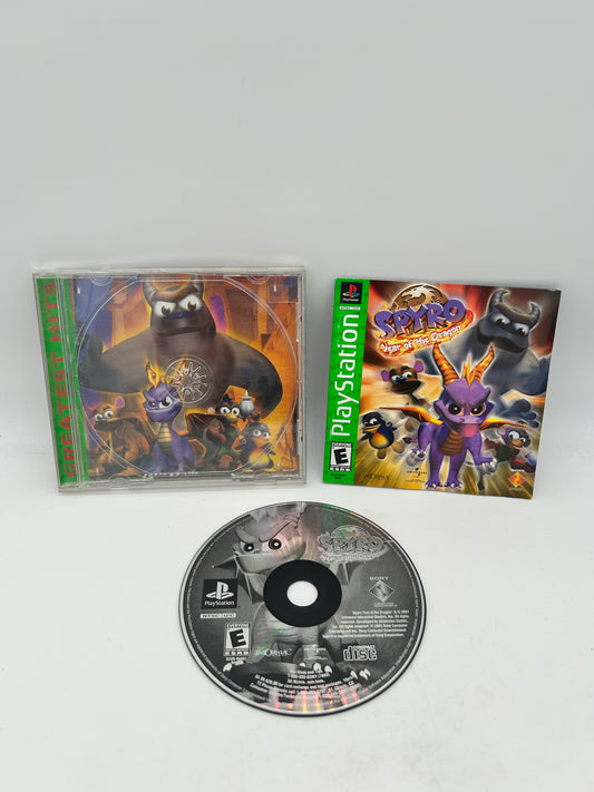 PiXEL-RETRO.COM : SONY PLAYSTATION (PS1) COMPLETE CIB BOX MANUAL GAME NTSC SPYRO YEAR OF THE DRAGON