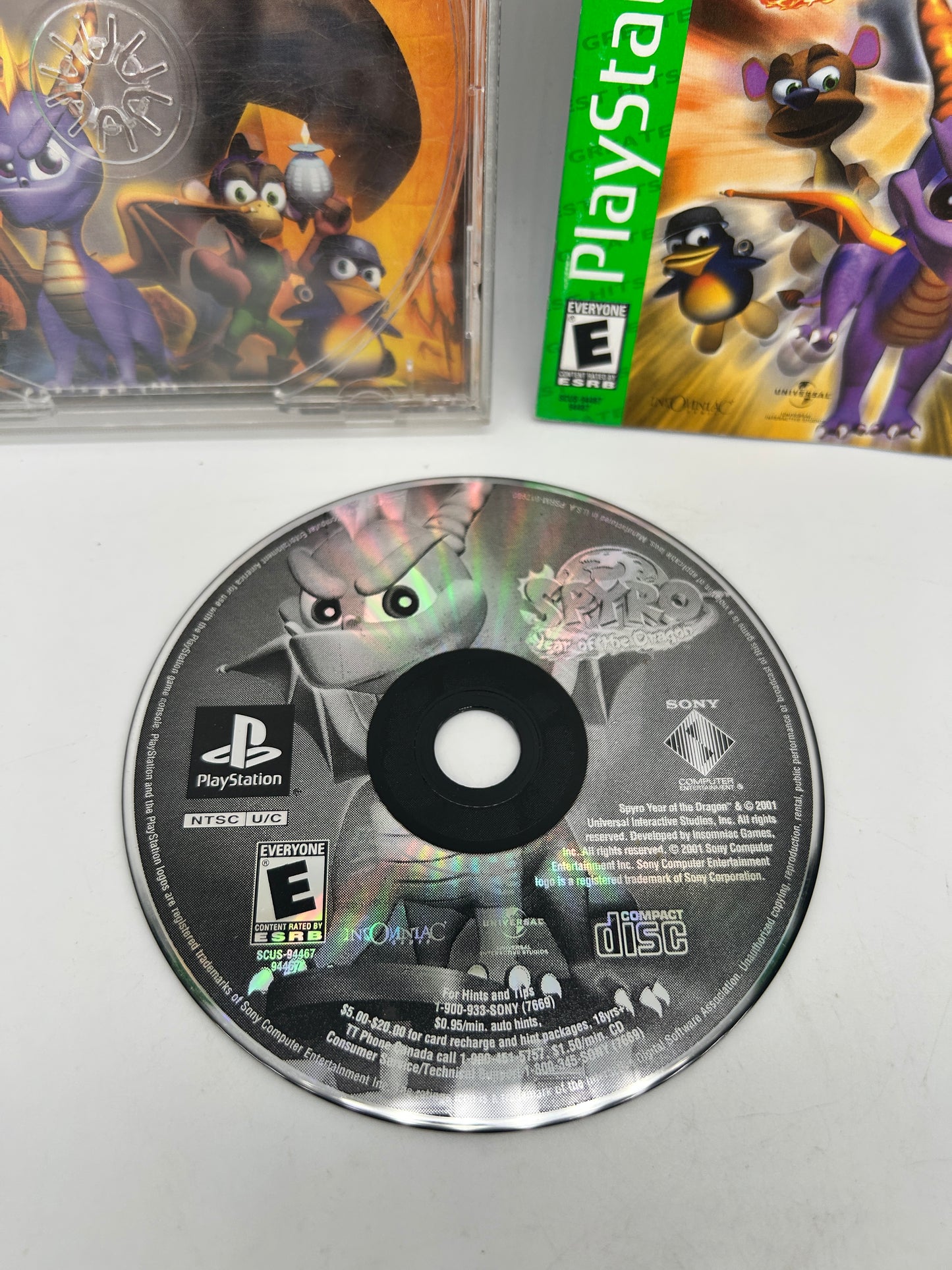 SONY PLAYSTATiON [PS1] | SPYRO YEAR OF THE DRAGON | GREATEST HiTS