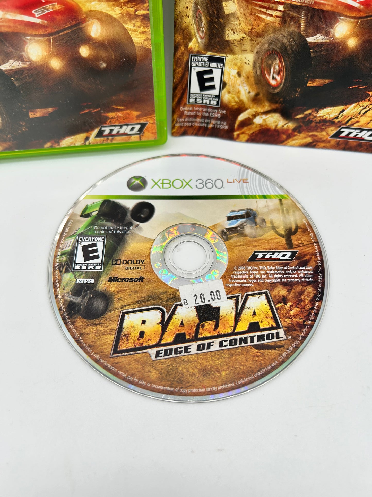 MiCROSOFT XBOX 360 | BAJA EDGE OF CONTROL